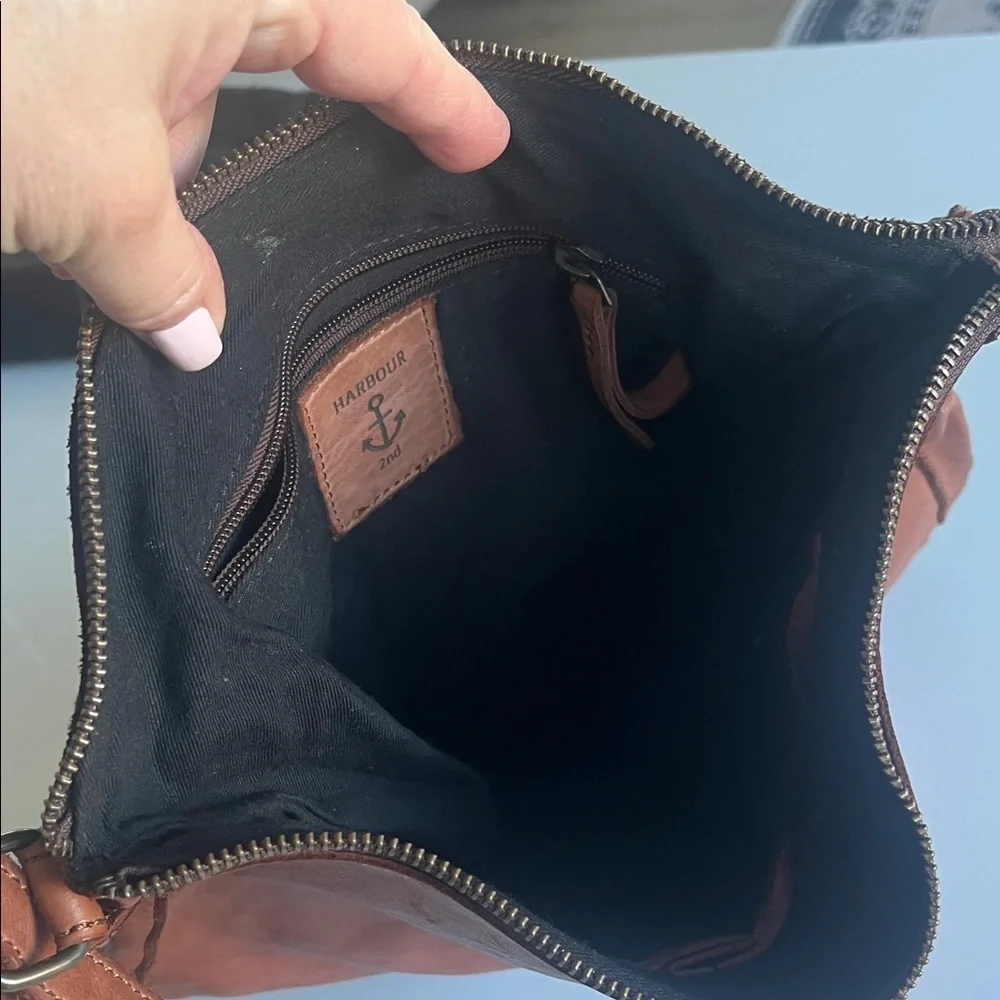 Brown Leather Shoulder Bag - Picture 7 of 8